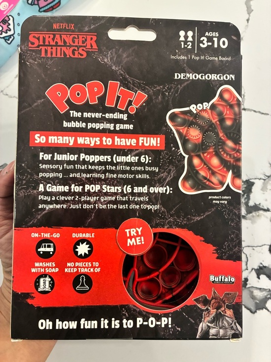 Pop It! Demogorgon Red Sensory Toy - Picture 3 of 4